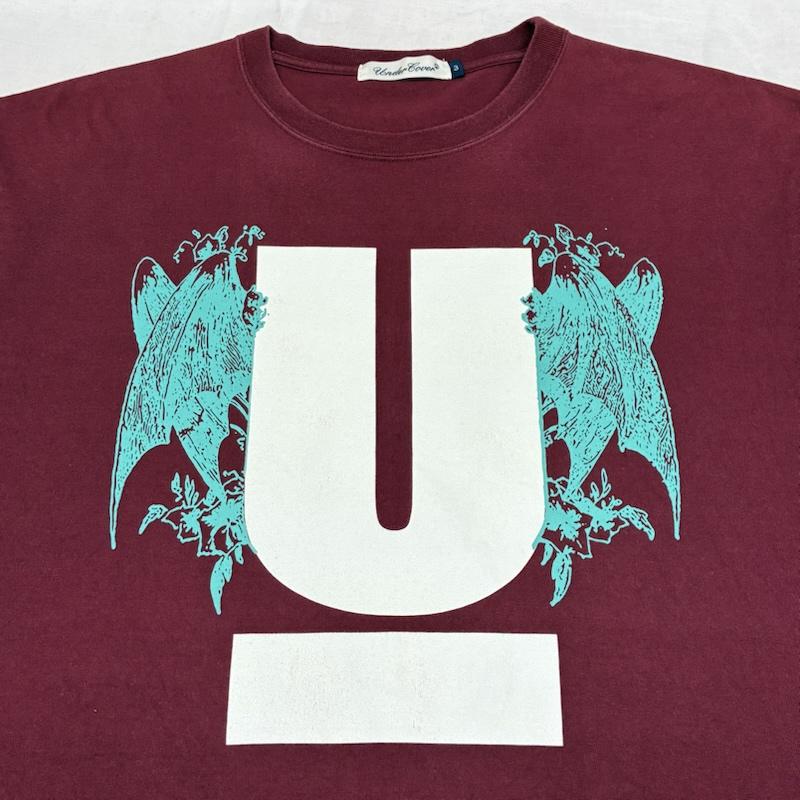 アンダーカバー UNDERCOVER Tシャツ 半袖 25ss TEE U UC1E3807 Uロゴ ウィング グラフィック Tシャツ L メンズ USED 古着 中古 50163653