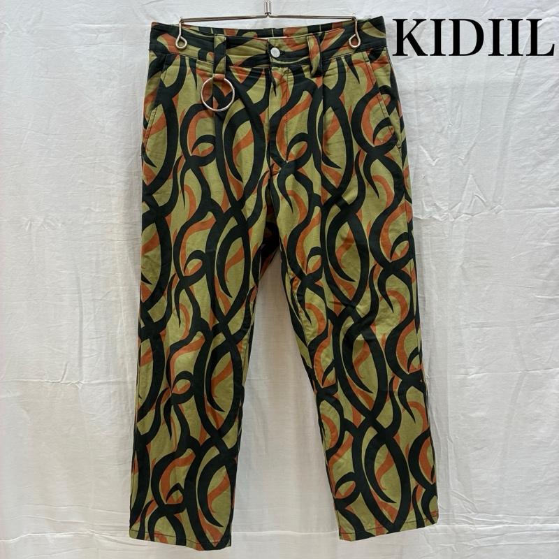キディル KIDILL ボトムス ボトムス 20ss Tribal Camo Bondage Pants トライバル カモ ボンテージ パンツ KL425-B 44 メンズ USED 古着 中古 50163655