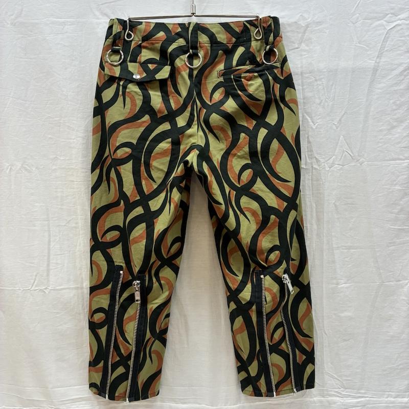 キディル KIDILL ボトムス ボトムス 20ss Tribal Camo Bondage Pants トライバル カモ ボンテージ パンツ KL425-B 44 メンズ USED 古着 中古 50163655