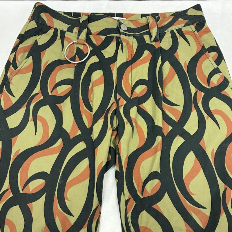 キディル KIDILL ボトムス ボトムス 20ss Tribal Camo Bondage Pants トライバル カモ ボンテージ パンツ KL425-B 44 メンズ USED 古着 中古 50163655