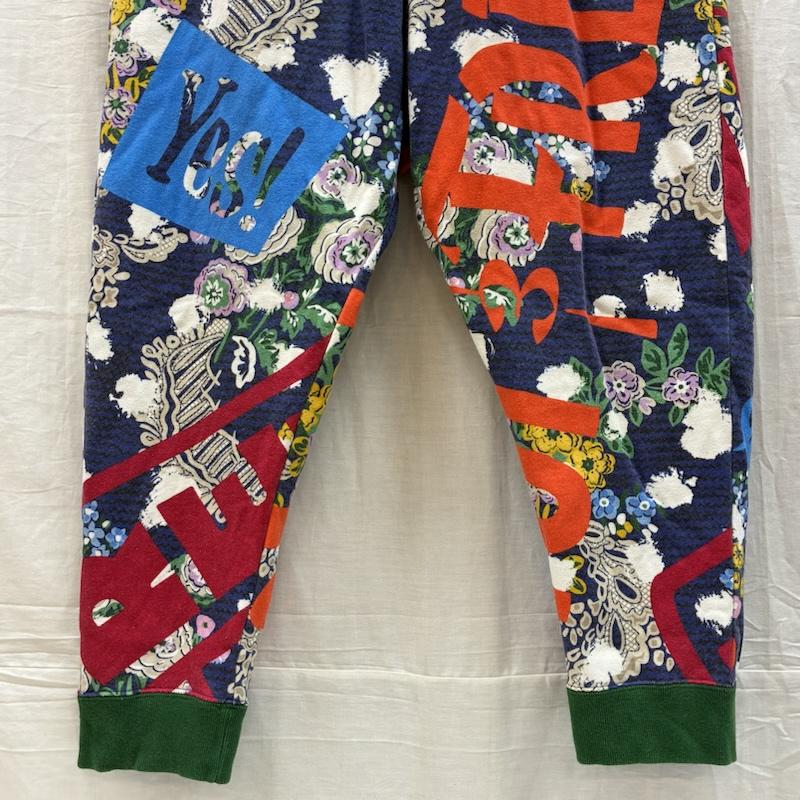 ヴィヴィアンウエストウッドマン Vivienne Westwood MAN パンツ サルエルパンツ オーブ 刺繍 総柄 イージー サルエル スウェットパンツ サンプル品 46 メンズ USED 古着 中古 50163658