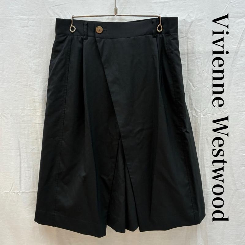 ヴィヴィアンウエストウッドマン Vivienne Westwood MAN パンツ ショートパンツ ラップ レイヤード トラウザース VW-W1-87412 ウール ハーフパンツ 48 メンズ USED 古着 中古 50163659