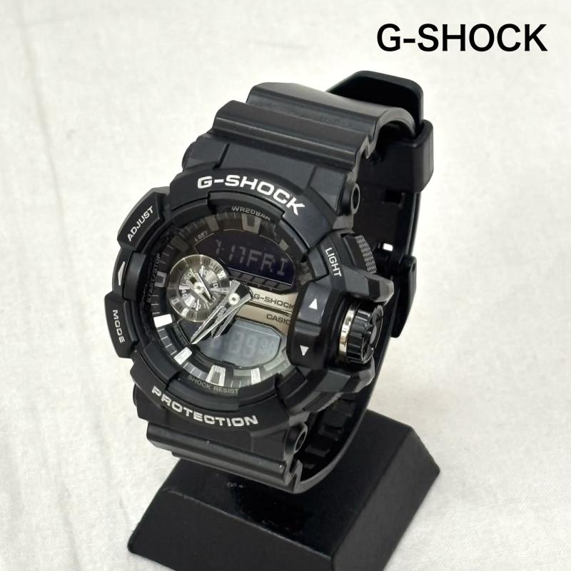 ジーショック G-SHOCK 腕時計 デジタル 腕時計 GA-400GB-1AJF ブラック系 クオーツ デジアナ - 黒 / ブラック / black メンズ USED 古着 中古 50163661