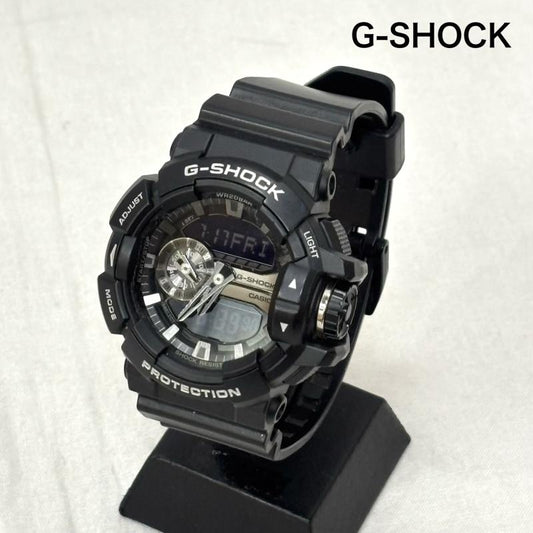 ジーショック G-SHOCK 腕時計 デジタル 腕時計 GA-400GB-1AJF ブラック系 クオーツ デジアナ - 黒 / ブラック / black メンズ USED 古着 中古 50163661
