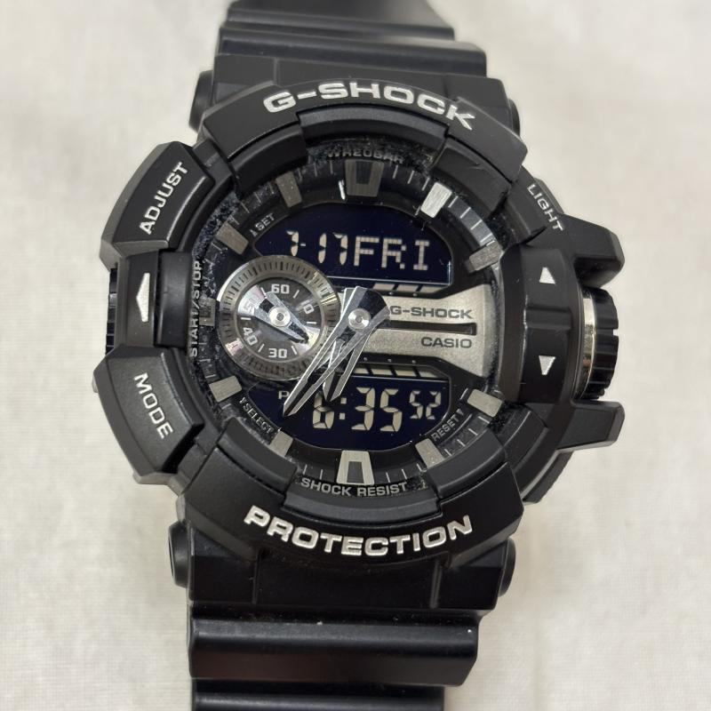ジーショック G-SHOCK 腕時計 デジタル 腕時計 GA-400GB-1AJF ブラック系 クオーツ デジアナ - 黒 / ブラック / black メンズ USED 古着 中古 50163661