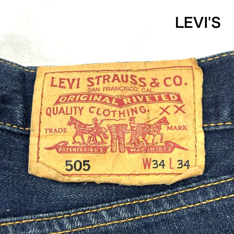 リーバイス Levi s パンツ デニム、ジーンズ デニム 505-03 0605 90s 日本製 J09 34インチ メンズ USED 古着 中古 50163663