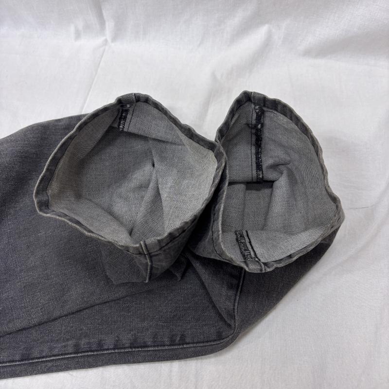 ステューシー STUSSY パンツ デニム、ジーンズ ストレート デニム パンツ グレー 90s USA製 34インチ 灰 / グレー / gray メンズ USED 古着 中古 50163664