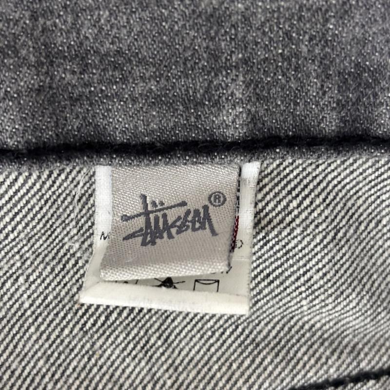 ステューシー STUSSY パンツ デニム、ジーンズ ストレート デニム パンツ グレー 90s USA製 34インチ 灰 / グレー / gray メンズ USED 古着 中古 50163664