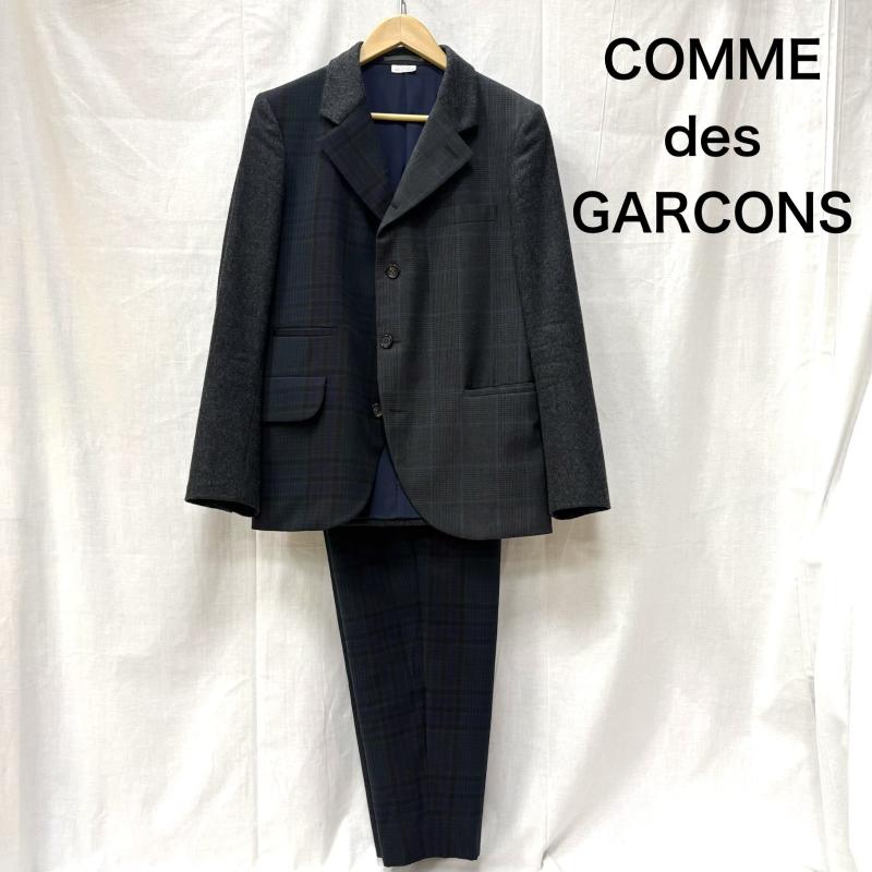 コムデギャルソンオムドゥ COMME des GARCONS HOMME DEUX スーツ スーツ セットアップ クレイジーパターン 切替4Bジャケット コムデギャルソンオムドゥ 2019aw AD2019 - メンズ USED 古着 中古 50163667