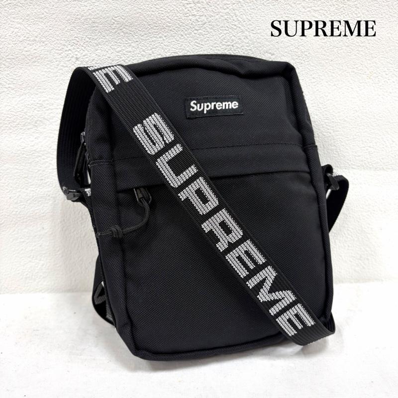 シュプリーム Supreme ショルダーバッグ ショルダーバッグ ショルダーバッグ ラベル BOX ロゴ CORDURA ファブリック - ロゴ、文字 黒 / ブラック / black X 白 / ホワイト / white メンズ USED 古着 中古 50163673