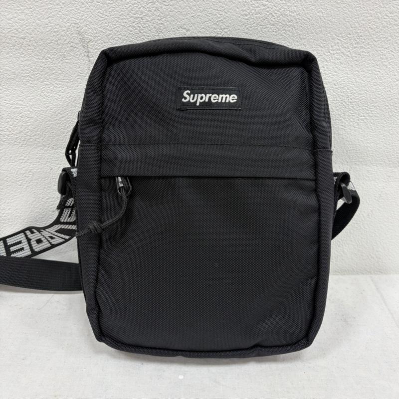 シュプリーム Supreme ショルダーバッグ ショルダーバッグ ショルダーバッグ ラベル BOX ロゴ CORDURA ファブリック - ロゴ、文字 黒 / ブラック / black X 白 / ホワイト / white メンズ USED 古着 中古 50163673