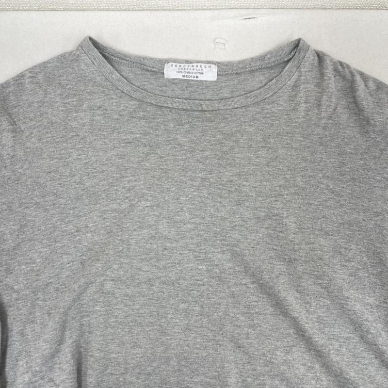 グッドイナフ GOODENOUGH Tシャツ 半袖 UNDERWEAR クルーネック Tシャツ カットソー M 灰 / グレー / gray メンズ USED 古着 中古 50163678