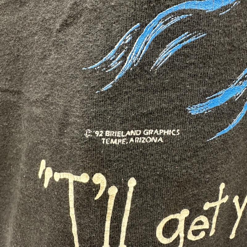 古着 USED Tシャツ 半袖 90s USA製 FRUIT OF THE LOOM オズの魔法使い 西の魔女 プリント ヴィンテージ Tシャツ L 黒 / ブラック / black メンズ USED 古着 中古 50163679