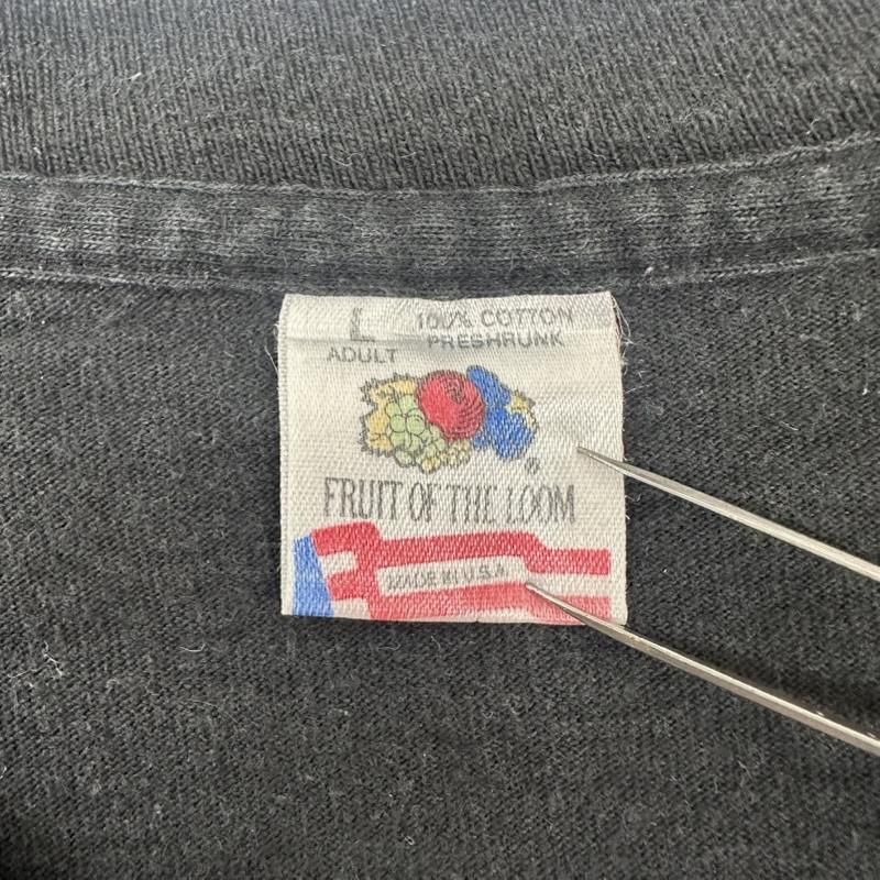 古着 USED Tシャツ 半袖 90s USA製 FRUIT OF THE LOOM オズの魔法使い 西の魔女 プリント ヴィンテージ Tシャツ L 黒 / ブラック / black メンズ USED 古着 中古 50163679