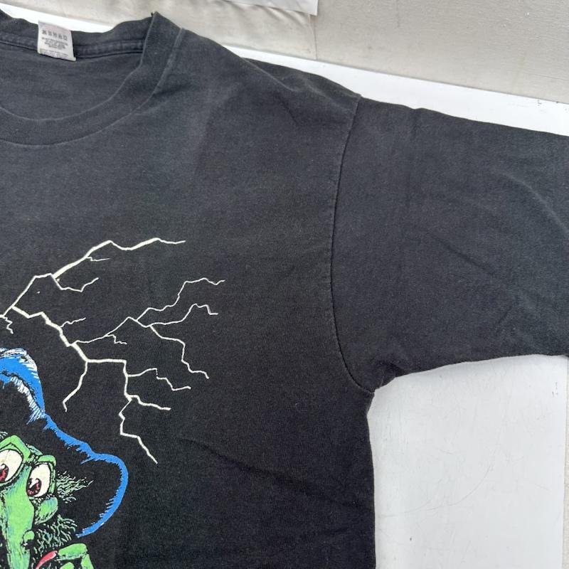 古着 USED Tシャツ 半袖 90s USA製 FRUIT OF THE LOOM オズの魔法使い 西の魔女 プリント ヴィンテージ Tシャツ L 黒 / ブラック / black メンズ USED 古着 中古 50163679