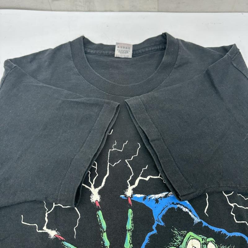 古着 USED Tシャツ 半袖 90s USA製 FRUIT OF THE LOOM オズの魔法使い 西の魔女 プリント ヴィンテージ Tシャツ L 黒 / ブラック / black メンズ USED 古着 中古 50163679