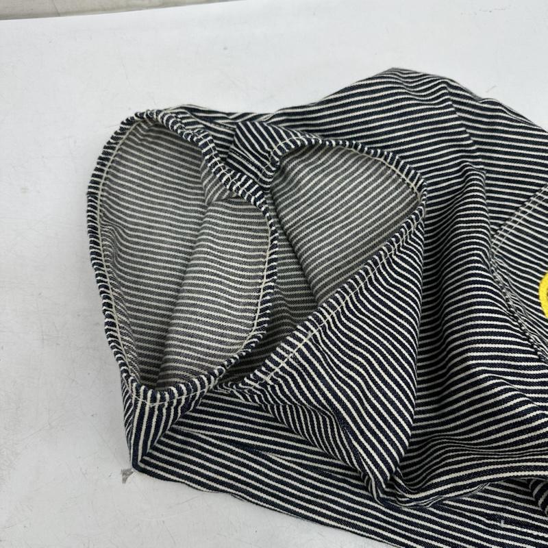 アベイシングエイプ A BATHING APE パンツ ショートパンツ BAPE MILO マイロ 刺繍 ヒッコリー ストライプ デニム ハーフ パンツ S インディゴ / インディゴ / Indigo X 白 / ホワイト / white メンズ USED 古着 中古 50163682