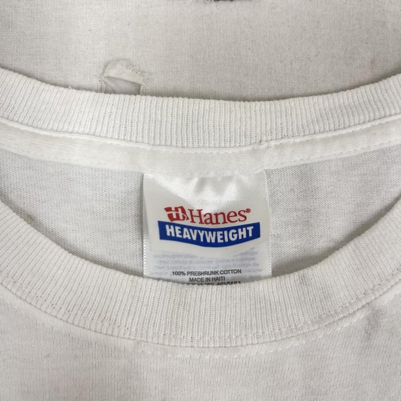 ヘインズ HANES Tシャツ 半袖 The Doors Jim Morrison ジム モリソン 追悼 プリント Tシャツ M 白 / ホワイト / white メンズ USED 古着 中古 50163683