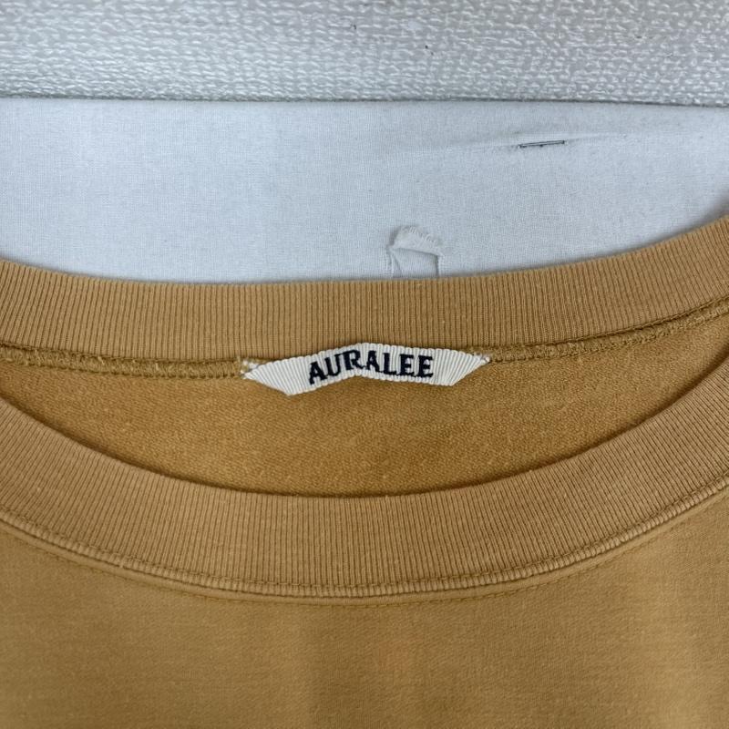 オーラリー AURALEE Tシャツ 半袖 日本製 SUPER HIGH GAUGE SWEAT BIG TEE Tシャツ a8st02nu 4 マスタード / マスタード / メンズ USED 古着 中古 50163684
