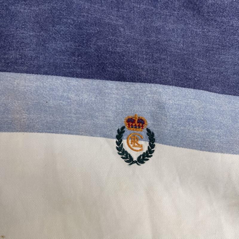 チャップスラルフローレン CHAPSRALPHLAUREN シャツ、ブラウス 半袖 クレストロゴ 刺繍 マルチボーダー ボタン ダウン シャツ L マルチカラー / マルチカラー / multicolor メンズ USED 古着 中古 50163685
