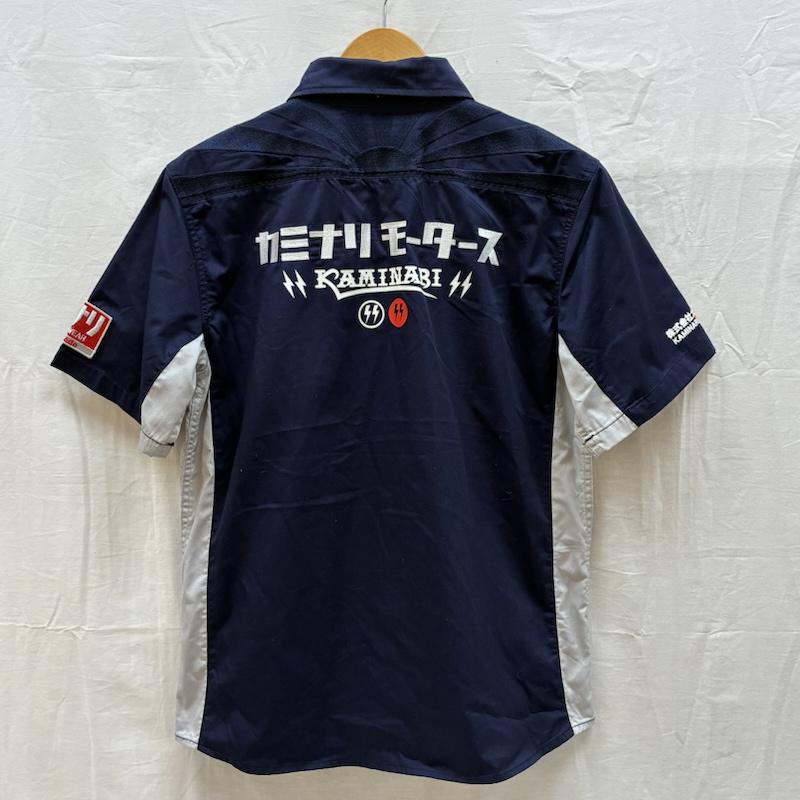 カミナリ KAMINARI シャツ、ブラウス 半袖 コットン ポリエステル ワークシャツ 大排気量 - メンズ USED 古着 中古 50163689