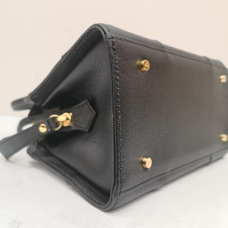 ヴィヴィアンウエストウッド Vivienne Westwood ハンドバッグ ハンドバッグ executive ブラック レザー ゴールド オーブ 2way ハンドバック 黒 / ブラック / black レディース USED 古着 中古 50163691