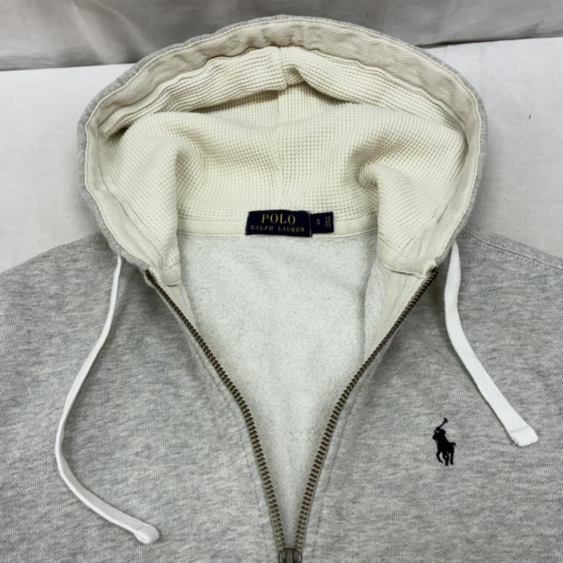ポロラルフローレン POLO RALPH LAUREN パーカー 長袖 ポニー 刺繍 サイドリブ サーマルフード ジップアップ スウェット パーカー S メンズ USED 古着 中古 50163692