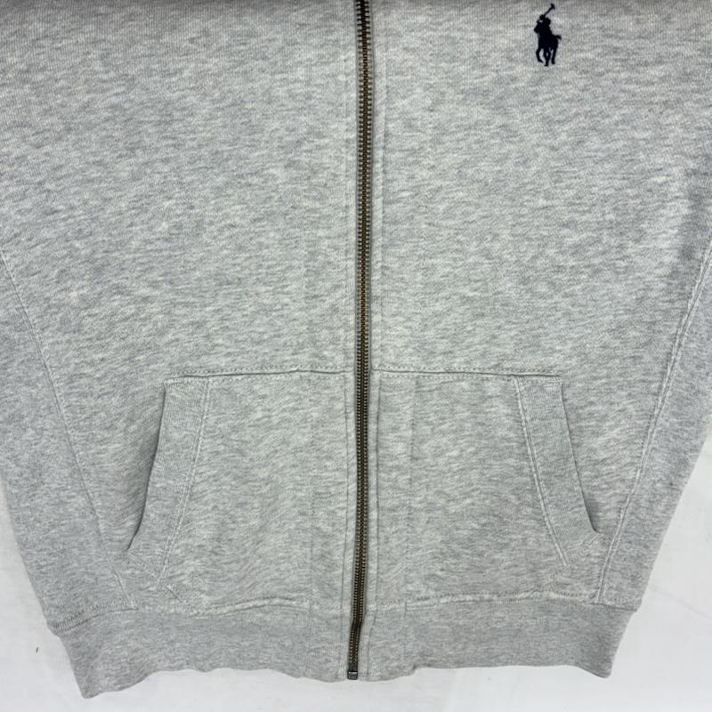 ポロラルフローレン POLO RALPH LAUREN パーカー 長袖 ポニー 刺繍 サイドリブ サーマルフード ジップアップ スウェット パーカー S メンズ USED 古着 中古 50163692