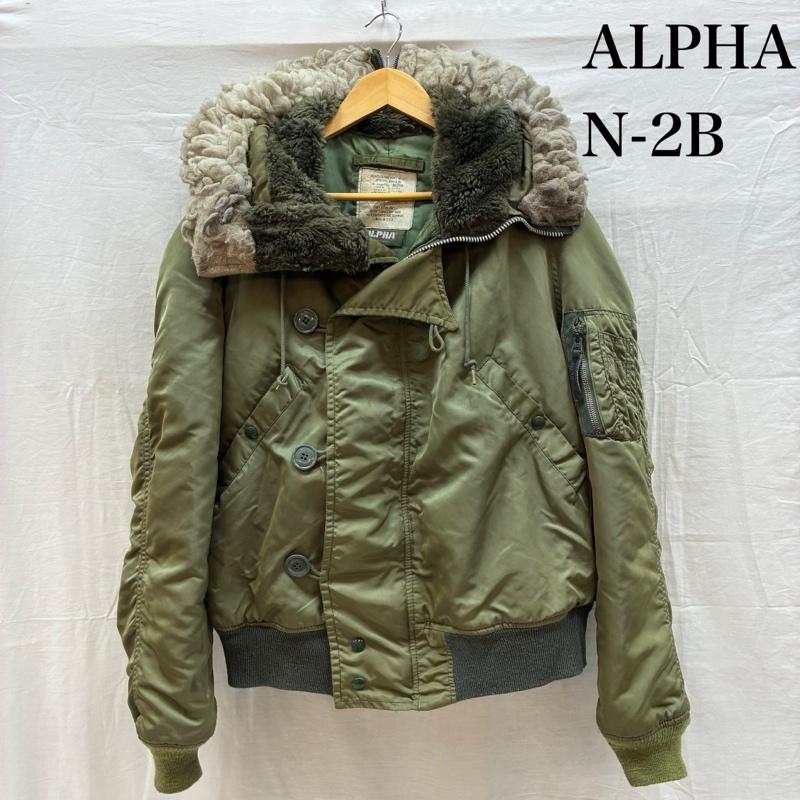 アルファ インダストリー Alpha Industries ジャケット、上着 フライトジャケット 80s 90s N-2B フライトジャケット 3本線タグ USA製 ヴィンテージ M メンズ USED 古着 中古 50163694