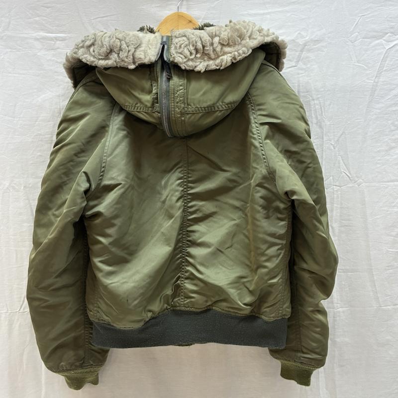 アルファ インダストリー Alpha Industries ジャケット、上着 フライトジャケット 80s 90s N-2B フライトジャケット 3本線タグ USA製 ヴィンテージ M メンズ USED 古着 中古 50163694