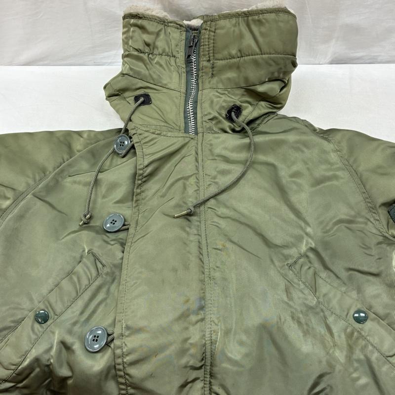 アルファ インダストリー Alpha Industries ジャケット、上着 フライトジャケット 80s 90s N-2B フライトジャケット 3本線タグ USA製 ヴィンテージ M メンズ USED 古着 中古 50163694