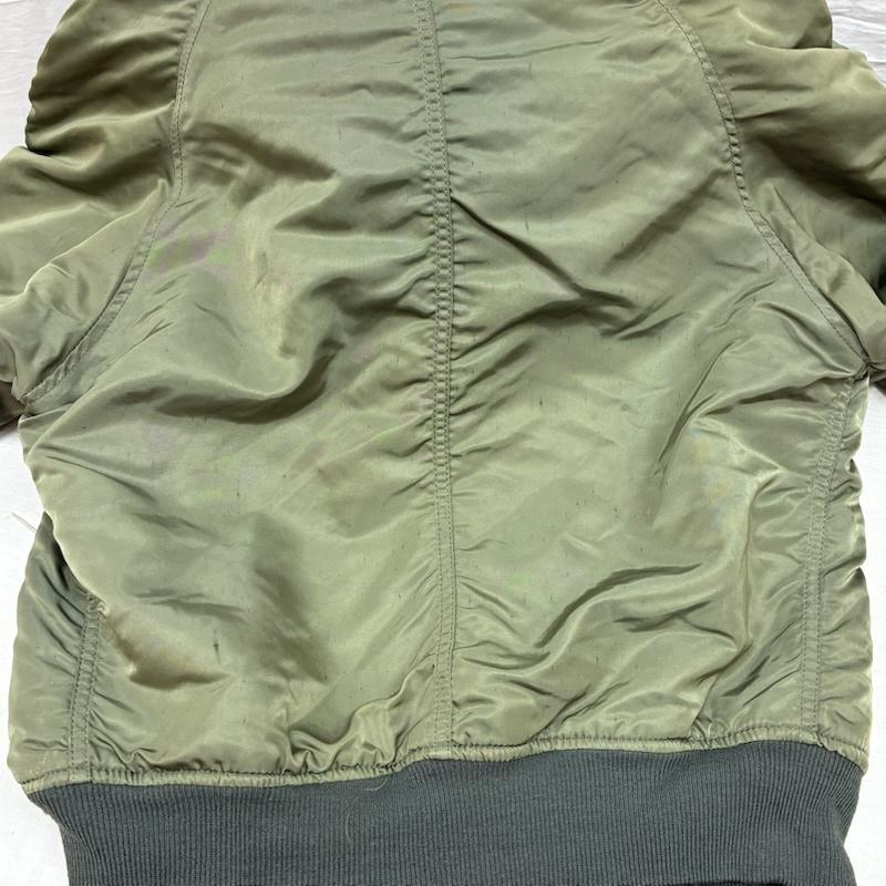 アルファ インダストリー Alpha Industries ジャケット、上着 フライトジャケット 80s 90s N-2B フライトジャケット 3本線タグ USA製 ヴィンテージ M メンズ USED 古着 中古 50163694