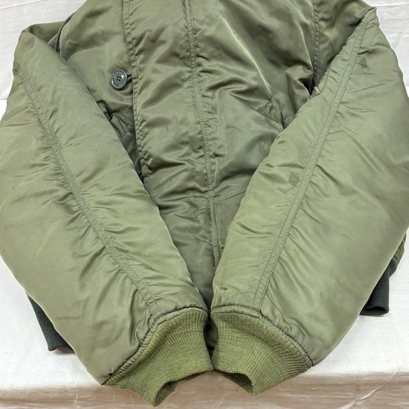 アルファ インダストリー Alpha Industries ジャケット、上着 フライトジャケット 80s 90s N-2B フライトジャケット 3本線タグ USA製 ヴィンテージ M メンズ USED 古着 中古 50163694