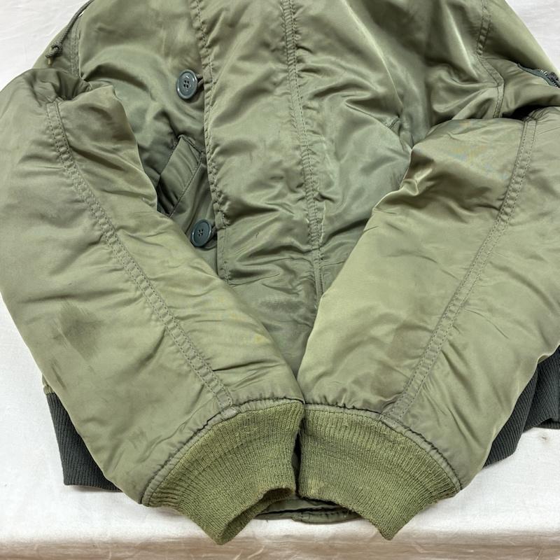 アルファ インダストリー Alpha Industries ジャケット、上着 フライトジャケット 80s 90s N-2B フライトジャケット 3本線タグ USA製 ヴィンテージ M メンズ USED 古着 中古 50163694