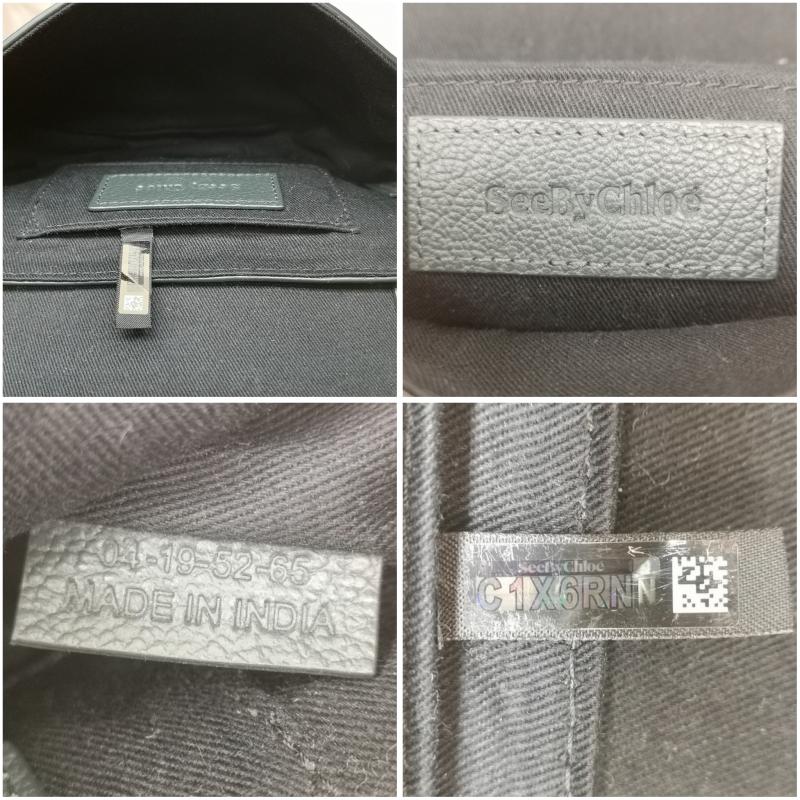 シーバイクロエ SEE BY CHLOE ショルダーバッグ ショルダーバッグ HANA ミニ クロスボディ ショルダーバッグ スエード ゴールド 金具 オリーブグリーン / オリーブグリーン / レディース USED 古着 中古 50163695