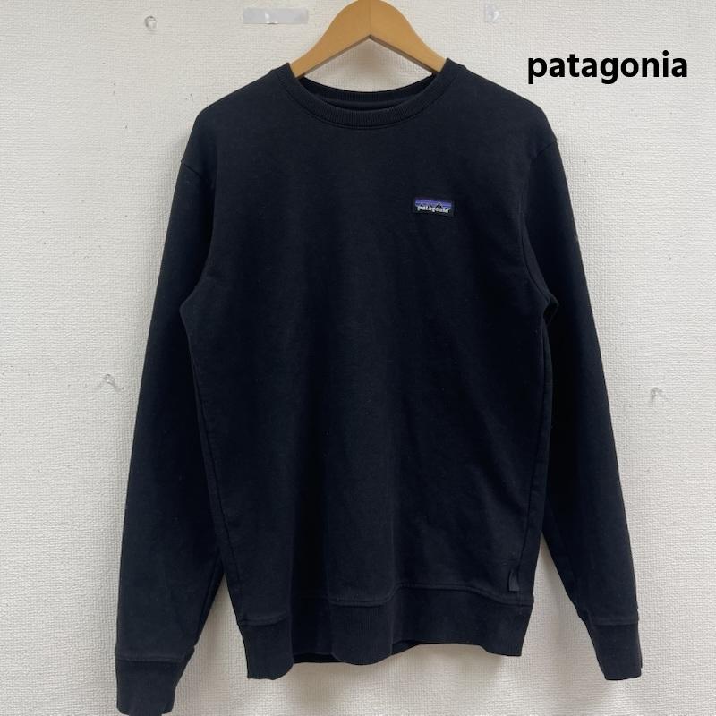 パタゴニア patagonia トレーナー 長袖 20aw P-6ラベル アップライザル クルーネック スウェット シャツ 39543fa20 S 黒 / ブラック / black メンズ USED 古着 中古 50163701