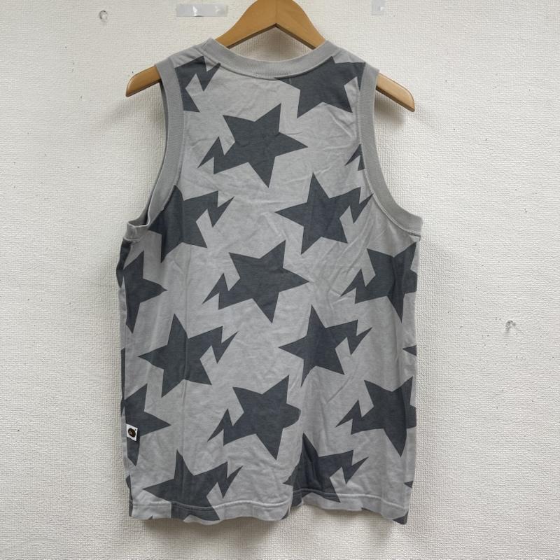 アベイシングエイプ A BATHING APE タンクトップ タンクトップ 日本製 BAPE STA ロゴ 刺繍 スター柄 タンクトップ M 灰 / グレー / gray メンズ USED 古着 中古 50163702