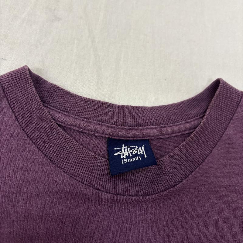ステューシー STUSSY Tシャツ 半袖 ヴィンテージ Stussy S ビッグロゴ Tシャツ 紺タグ S 紫 / パープル / purple メンズ USED 古着 中古 50163703