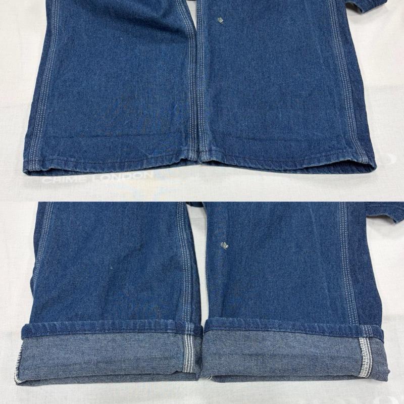 カーハート Carhartt サロペット・オーバーオール サロペット、オーバーオール デニム オーバーオール つなぎ フェード - ロゴ、文字 インディゴ / インディゴ / Indigo メンズ USED 古着 中古 50163706