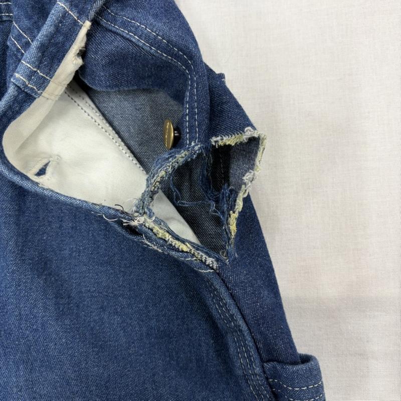 カーハート Carhartt サロペット・オーバーオール サロペット、オーバーオール デニム オーバーオール つなぎ フェード - ロゴ、文字 インディゴ / インディゴ / Indigo メンズ USED 古着 中古 50163706