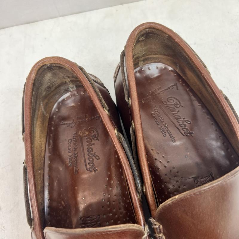 パラブーツ Paraboot ローファー ローファー BEAMS別注 CORSE ローファー レザー スリッポン モカシン UK：8 茶 / ブラウン / brown メンズ USED 古着 中古 50163708