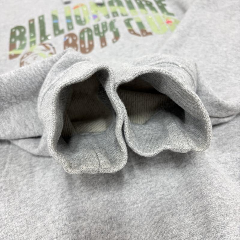 ビリオネア・ボーイズ・クラブ BILLIONAIRE BOYS CLUB パーカー 長袖 スペースカモ アーチロゴ プリント フーディー パーカー スウェット プルオーバー M ロゴ、文字 X プリント 灰 / グレー / gray X カーキ / カーキ / khaki メンズ USED 古着 中古 50163712