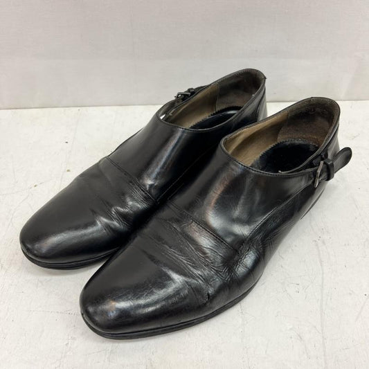 アレキサンダーマックイーン ALEXANDERMCQUEEN 革靴 革靴 シングル モンクストラップ レザーシューズ size43 - 黒 / ブラック / black メンズ USED 古着 中古 50163714