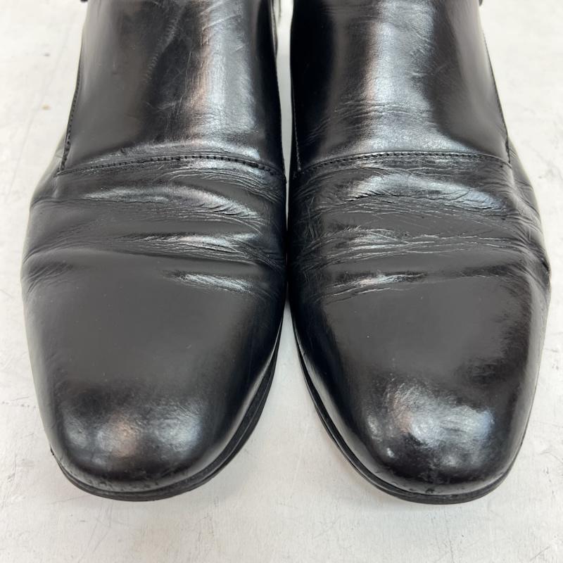 アレキサンダーマックイーン ALEXANDERMCQUEEN 革靴 革靴 シングル モンクストラップ レザーシューズ size43 - 黒 / ブラック / black メンズ USED 古着 中古 50163714