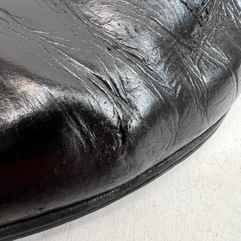 アレキサンダーマックイーン ALEXANDERMCQUEEN 革靴 革靴 シングル モンクストラップ レザーシューズ size43 - 黒 / ブラック / black メンズ USED 古着 中古 50163714