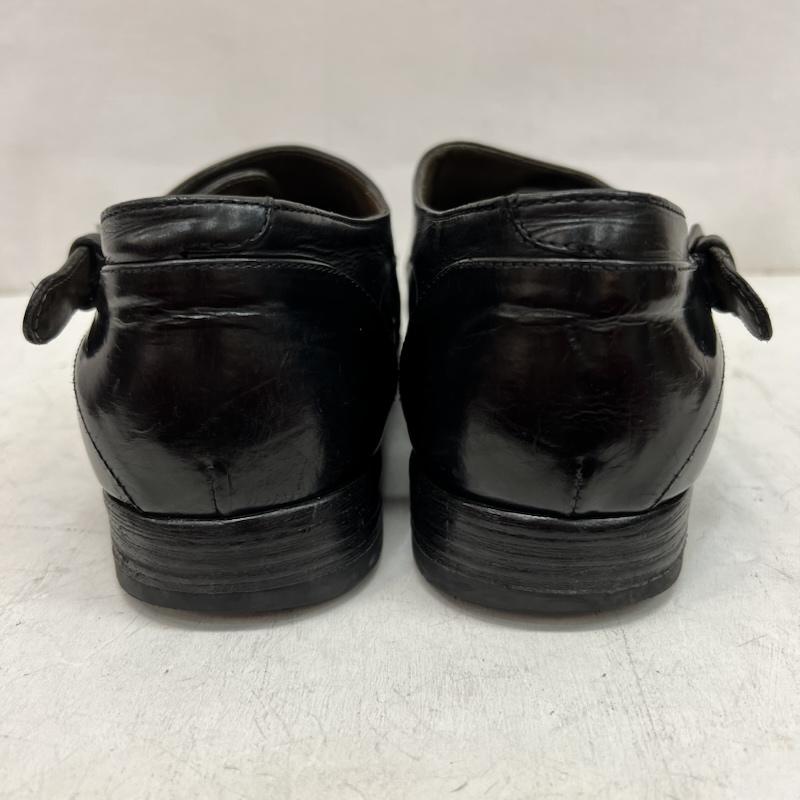 アレキサンダーマックイーン ALEXANDERMCQUEEN 革靴 革靴 シングル モンクストラップ レザーシューズ size43 - 黒 / ブラック / black メンズ USED 古着 中古 50163714