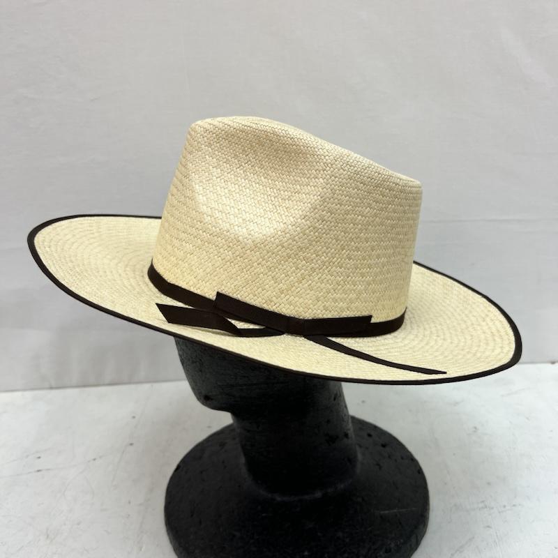 ステットソン STETSON 帽子 ハット CASSIDY PANAMA ワイドブリム パナマ ハット 57cm - ベージュ / ベージュ / beige メンズ USED 古着 中古 50163715