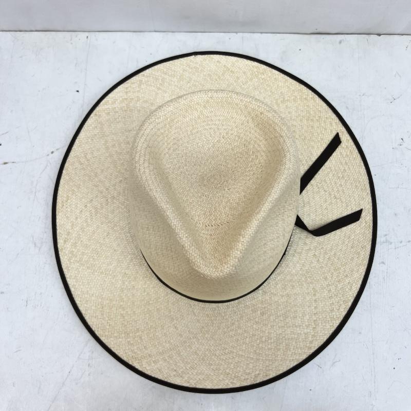 ステットソン STETSON 帽子 ハット CASSIDY PANAMA ワイドブリム パナマ ハット 57cm - ベージュ / ベージュ / beige メンズ USED 古着 中古 50163715