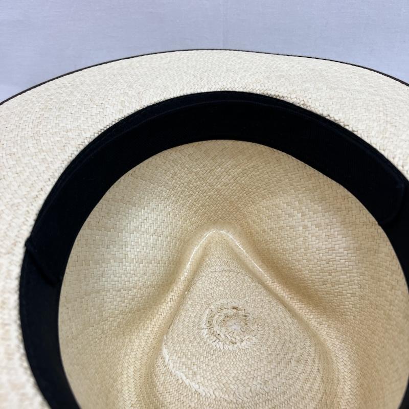 ステットソン STETSON 帽子 ハット CASSIDY PANAMA ワイドブリム パナマ ハット 57cm - ベージュ / ベージュ / beige メンズ USED 古着 中古 50163715