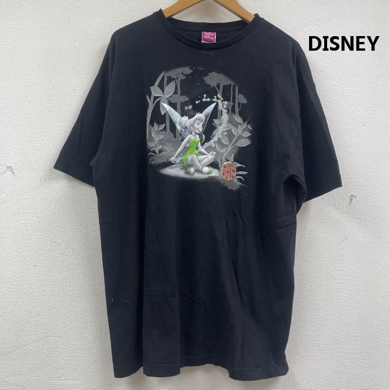 古着 USED Tシャツ 半袖 90s 00s ディズニー ワールド タグ ヴィンテージ プリント Tシャツ XL 黒 / ブラック / black メンズ USED 古着 中古 50163720